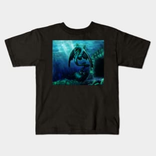 Leviathan Undersea Dragon Kids T-Shirt